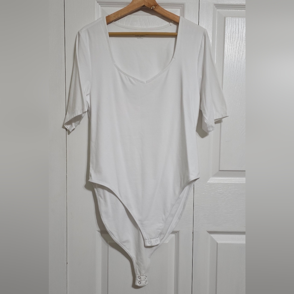 Old Navy White Women's Bodysuit